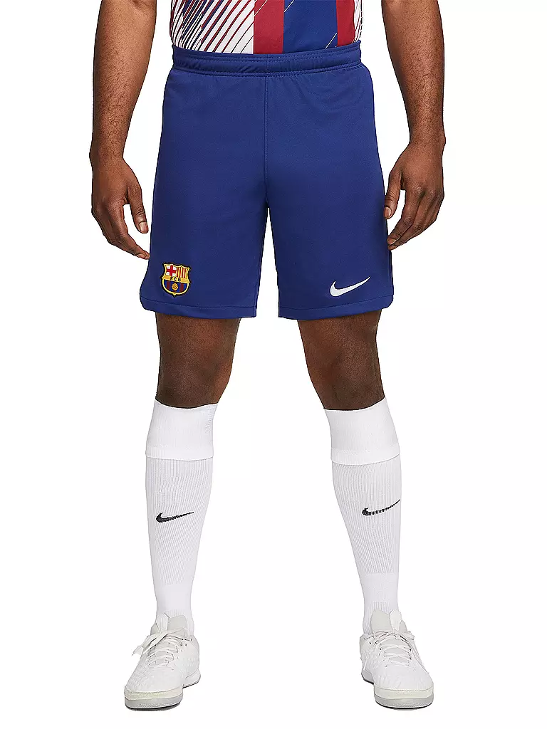 NIKE Herren Heimshort FC Barcelona 2023 24 Stadium blau